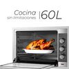Horno Eléctrico Kitchen-it Silver Series 60L 60 lts.
