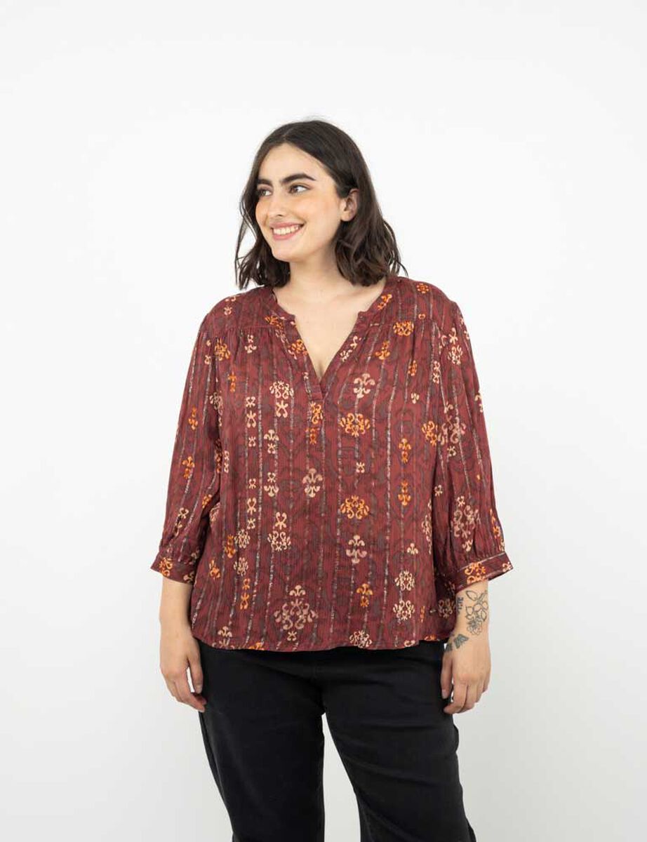 Blusa Manga 3/4 Mujer Extralindas