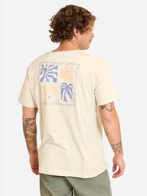 Imagen 2 del producto Polera Con Estampado Manga Corta Hombre Maui And Sons Beige