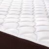 Cama Europea Rosen 2 Plazas Ergo T + Respaldo Caf&eacute; + 2 Veladores Grafito