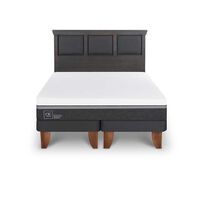 Cama Europea CIC King Ortopedic Advance + Respaldo Torino