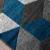 Alfombra Idetex Frise Carved Avangard 150 x 200 cm Azul