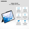 Tablet Samsung Galaxy TAB S8 SM-X700 Octa Core 8GB 128GB 11" Silver + S-Pen + Keyboard Cover