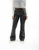 Pantalón Flare Ecocuero Mujer Icono