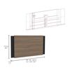 Respaldo TuHome 2 Plazas Neus Graduable Wengue