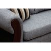Sof&aacute; Seccional Elegant Detail New Girona modular Gris Claro