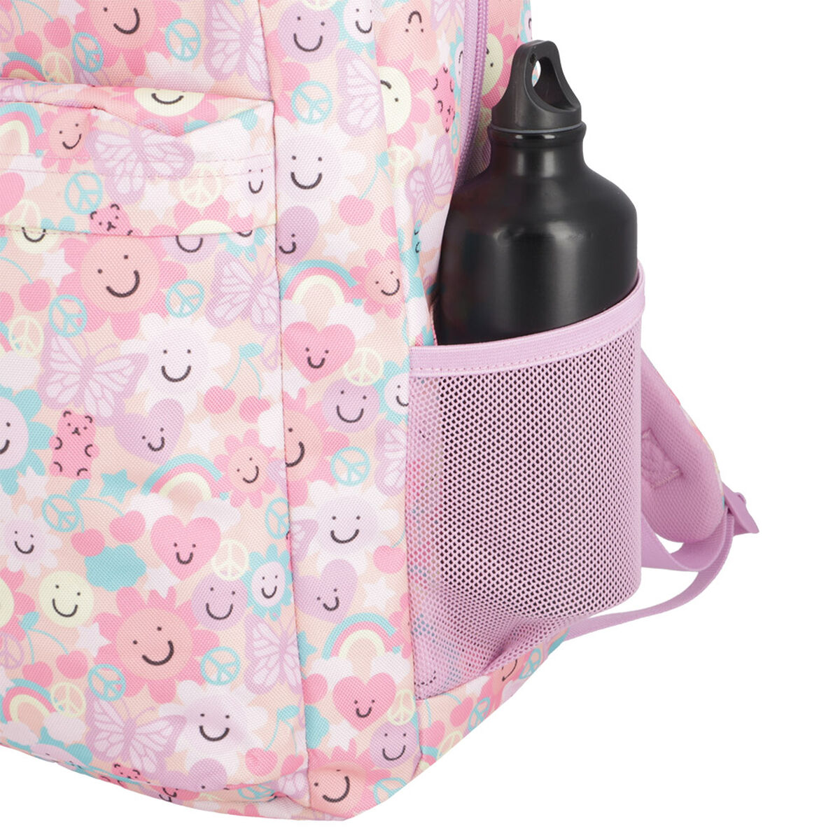 Megapack 2.0 5XT Mochila Niña Xtrem Flores Rosado