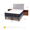 Cama Europea CIC Base Dividida 2 Plazas Súper Premium + Respaldo + Veladores