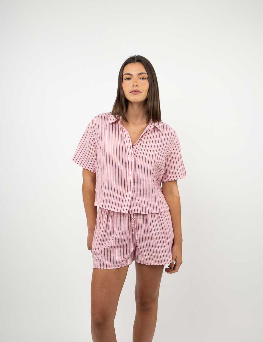 Blusa Manga Corta Mujer Icono