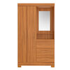 Closet Home Mobili Noa 2 Puertas 3 Cajones Caf&eacute;