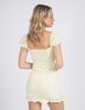 Vestido Slim Mini Manga Corta Mujer Icono