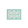 Set 2 Alfombra Davanti Hindú Turquesa 45 x120 Hindú Turquesa