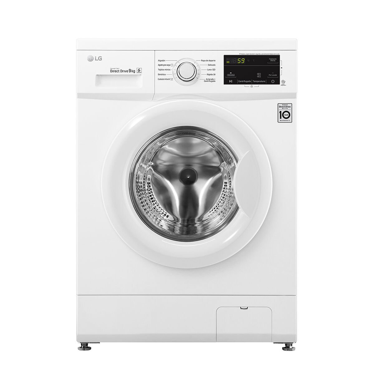 Lavadora Automática LG WM9WE6 9 kg.