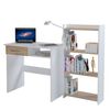 Escritorio 1 Cajón + Estante Silcosil Blanco Madera