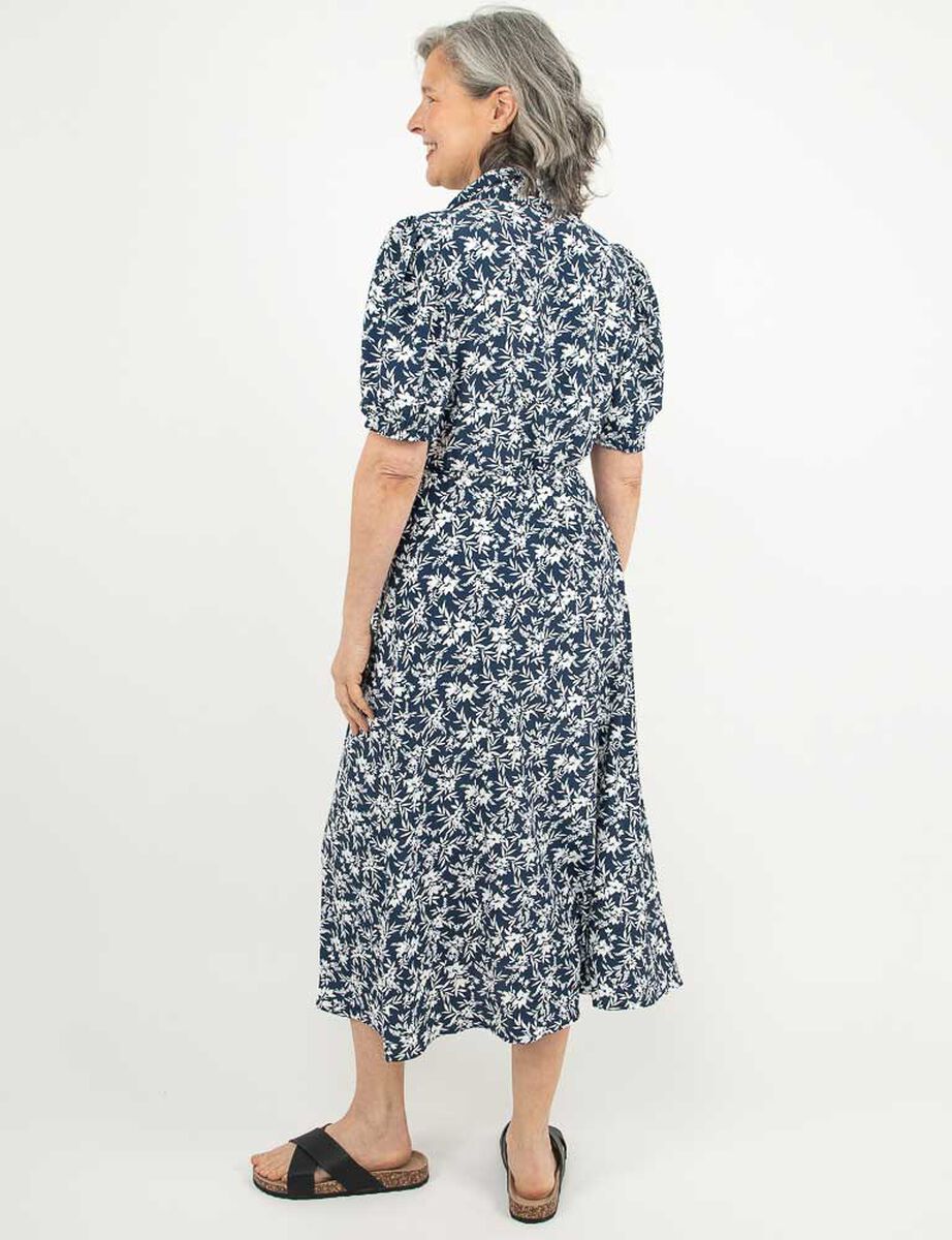 Vestido Maxi Manga Corta Mujer Portman Club