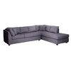 Sof&aacute; Seccional Derecho Latam Home Padua 2-1 Gris Oscuro