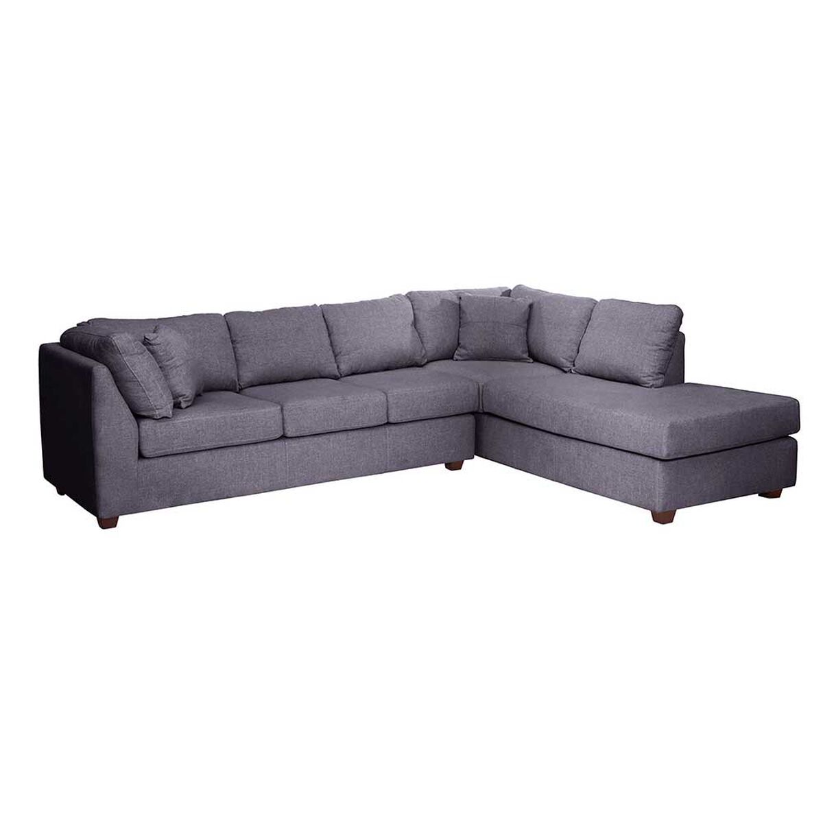 Sof&aacute; Seccional Derecho Latam Home Padua 2-1 Gris Oscuro