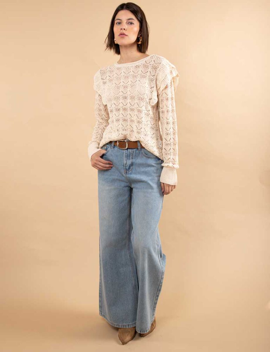 Sweater Crochet Mujer Zibel