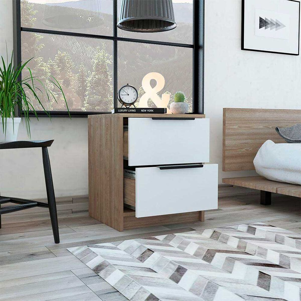 Velador Kaia 2 Cajones