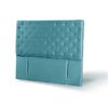 Respaldo Latam Home King Brescia Tela Velvet Turquesa