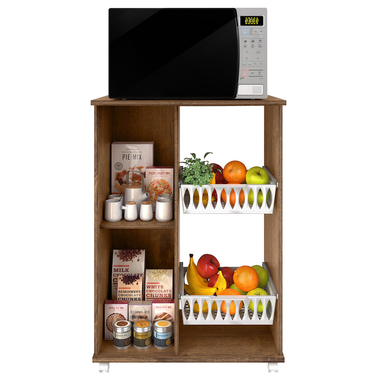Mueble de Cocina Casanova 1 Puerta Nature / Blanco