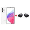 Combo Celular Samsung Galaxy A53 5G 128GB 6,5" Awesome White Liberado + Audífonos Bluetooth Galaxy Buds2 Graphite