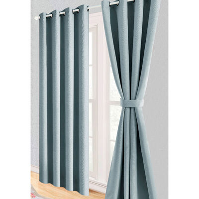 Juego de Cortina Blackout Doral Mauve 140x220 cm Gris Perla