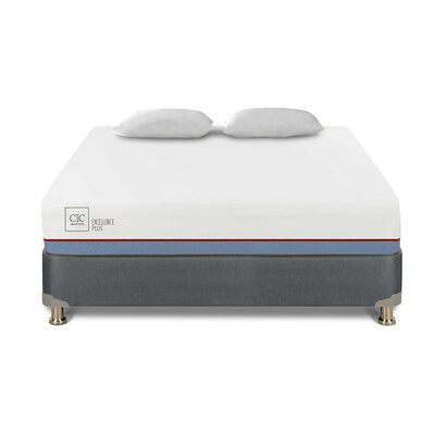 Imagen 1 del producto Cama Americana CIC 2 Plazas Excellence Plus + 2 Almohadas