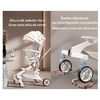 Coche de Paseo 360° con Mesita Lubabycas Rosado