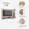 Panel TV Tuhome Isolde Hasta 70" 2 Puertas Capri Fresno