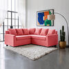 Seccional Latam Home Lucca 3 Cuerpos Palo Rosa