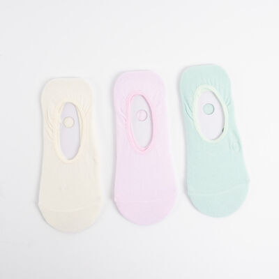 Imagen 2 del producto Pack 3 Calcetines Invisible Mujer Icono Surtido