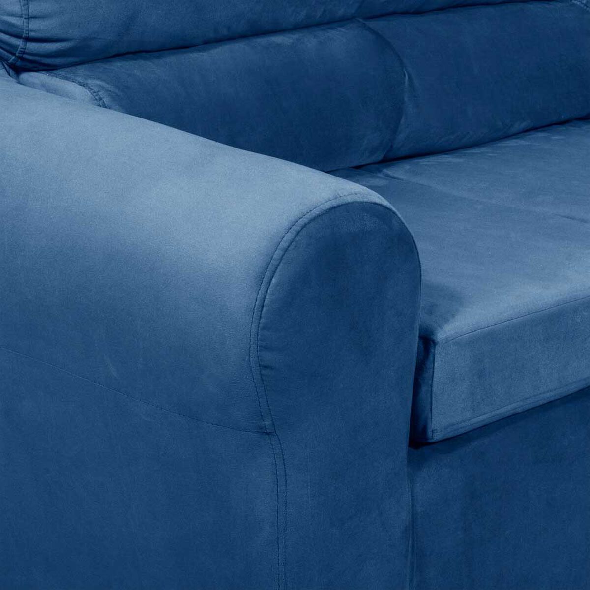 Sofá Mexx Muebles Dubai 3 Cuerpos Petroleo