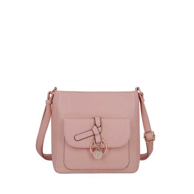 Cartera Bandolera Secret Mantua SC7 Mediana Rosada