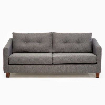 Imagen 2 del producto Juego de Living Barra Design Elena Sofá 3 Cuerpos + Dos Sillones 1 Cuerpo Gris