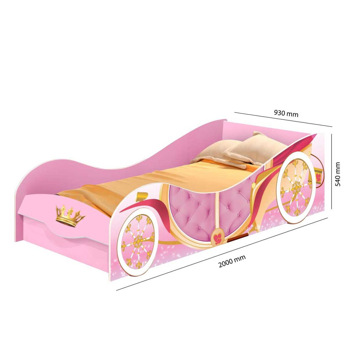 Cama Casanova Kids 1 Plaza Carruaje