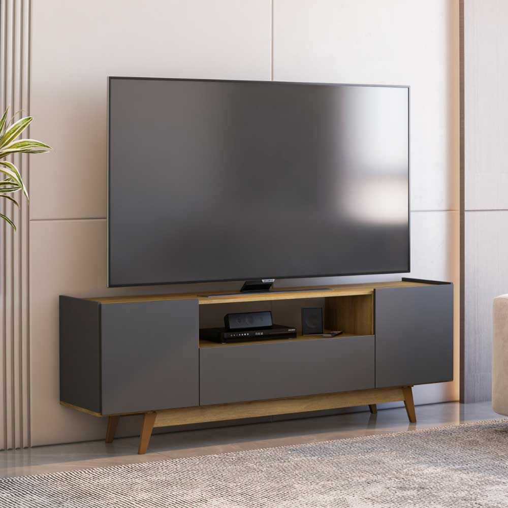Rack TV Onessta Portobelo hasta 75" Miel Grafito