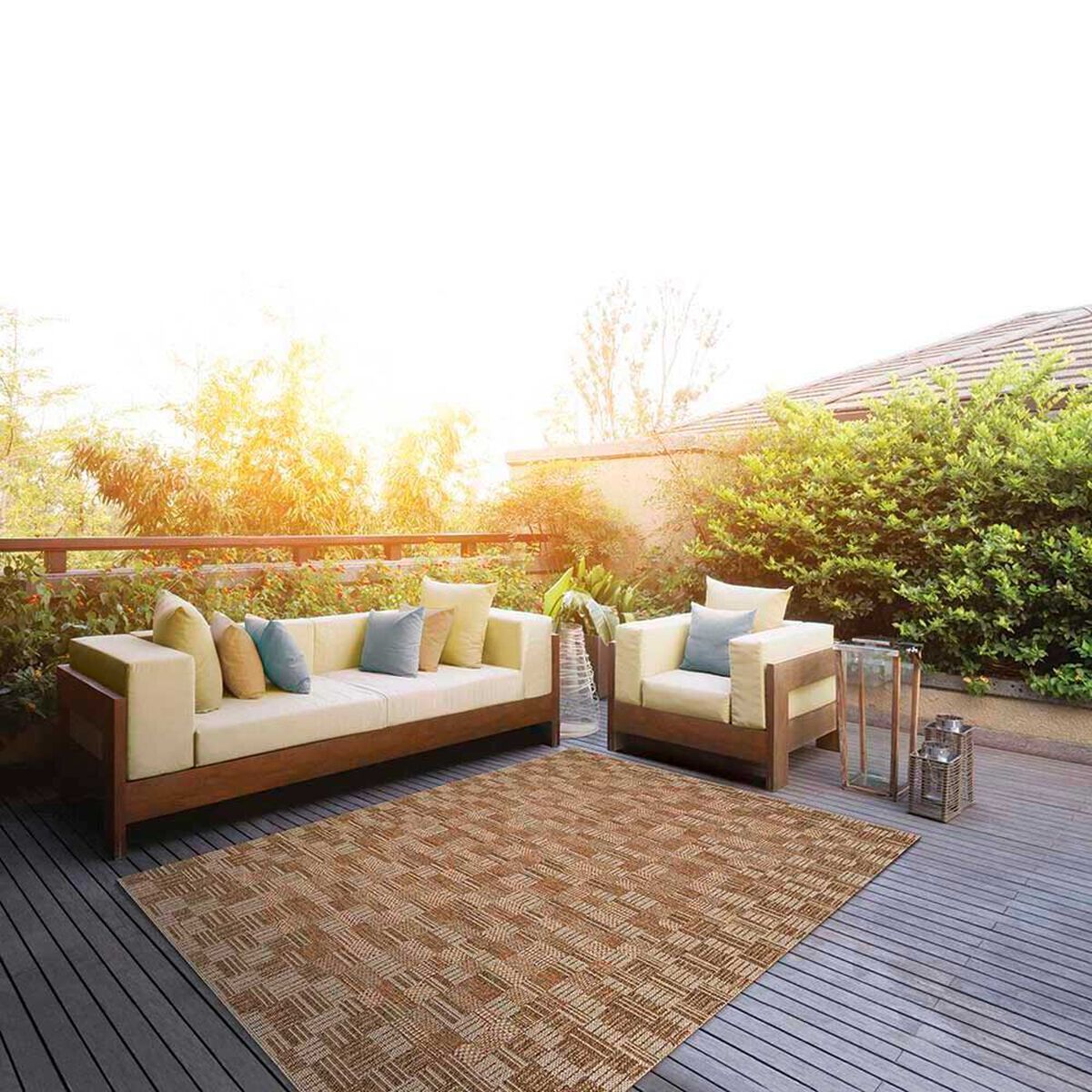 Alfombra Idetex Sisal Creta 330 x 240 Caf&eacute;