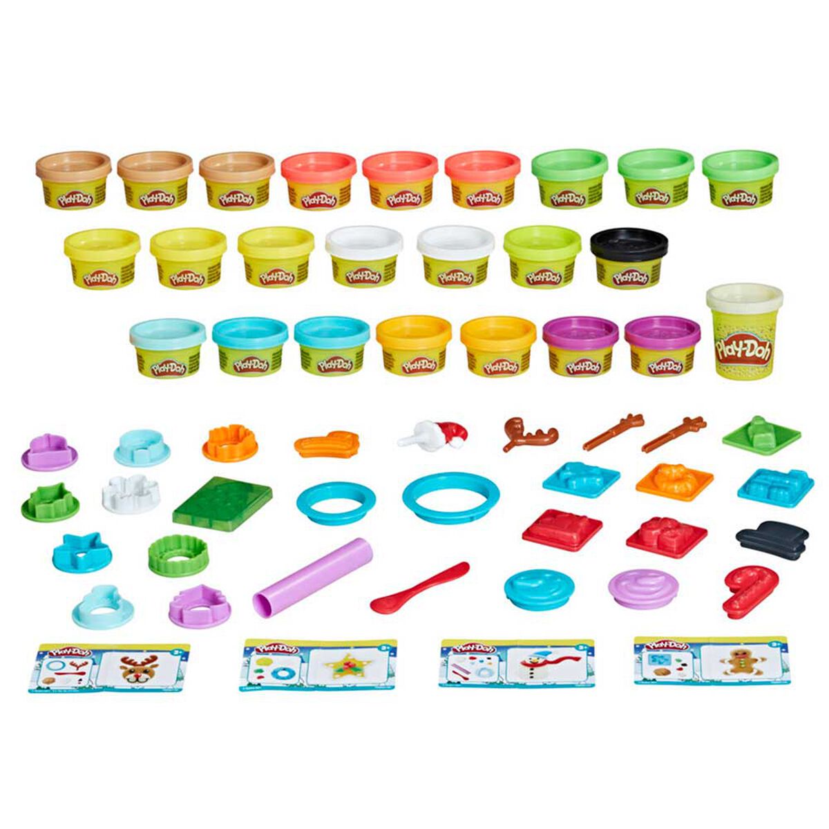 Masas y Plastilinas Play-Doh Mundo De Texturas Navidad Calendario