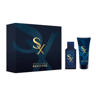 Set Perfume Antonio Banderas Hombre Seduction X EDP for Men 50 ml + Balsamo After Shave 75 ml