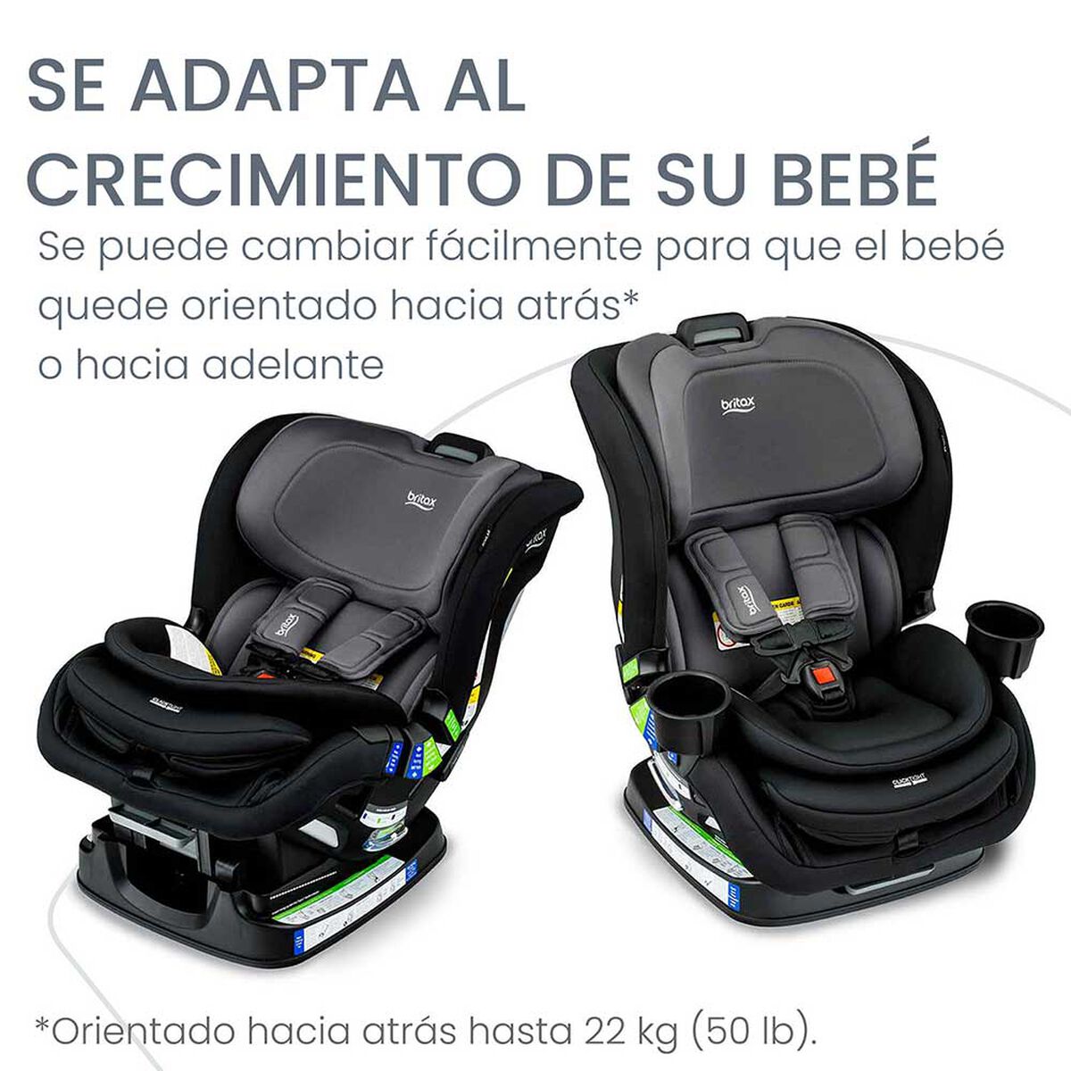 Silla de Auto Convertible Poplar Stone Onyx Britax