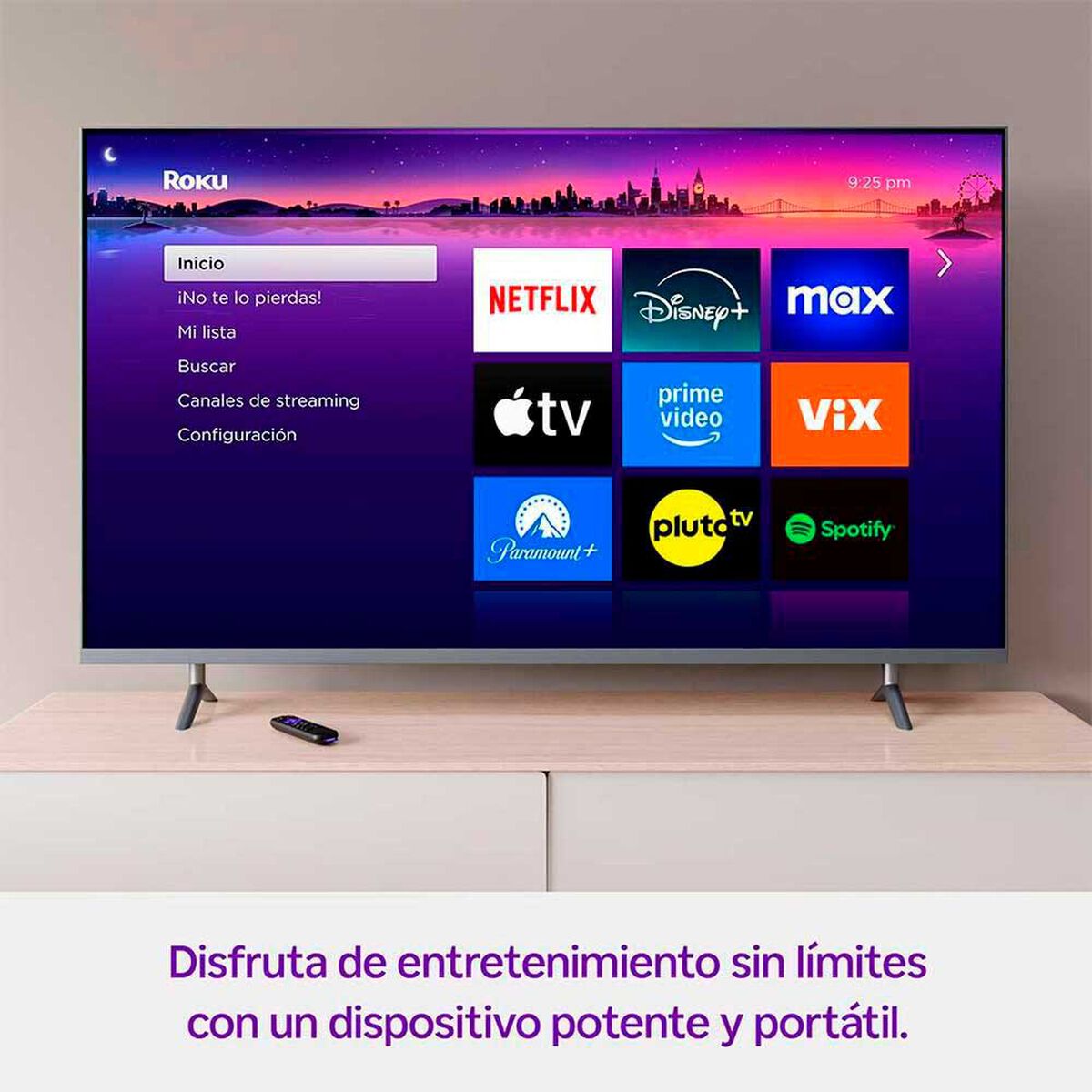 Reproductor Streaming Roku Stick+ 3810MX