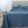 Quilt Doral 2 Plazas Viena Liso Azul