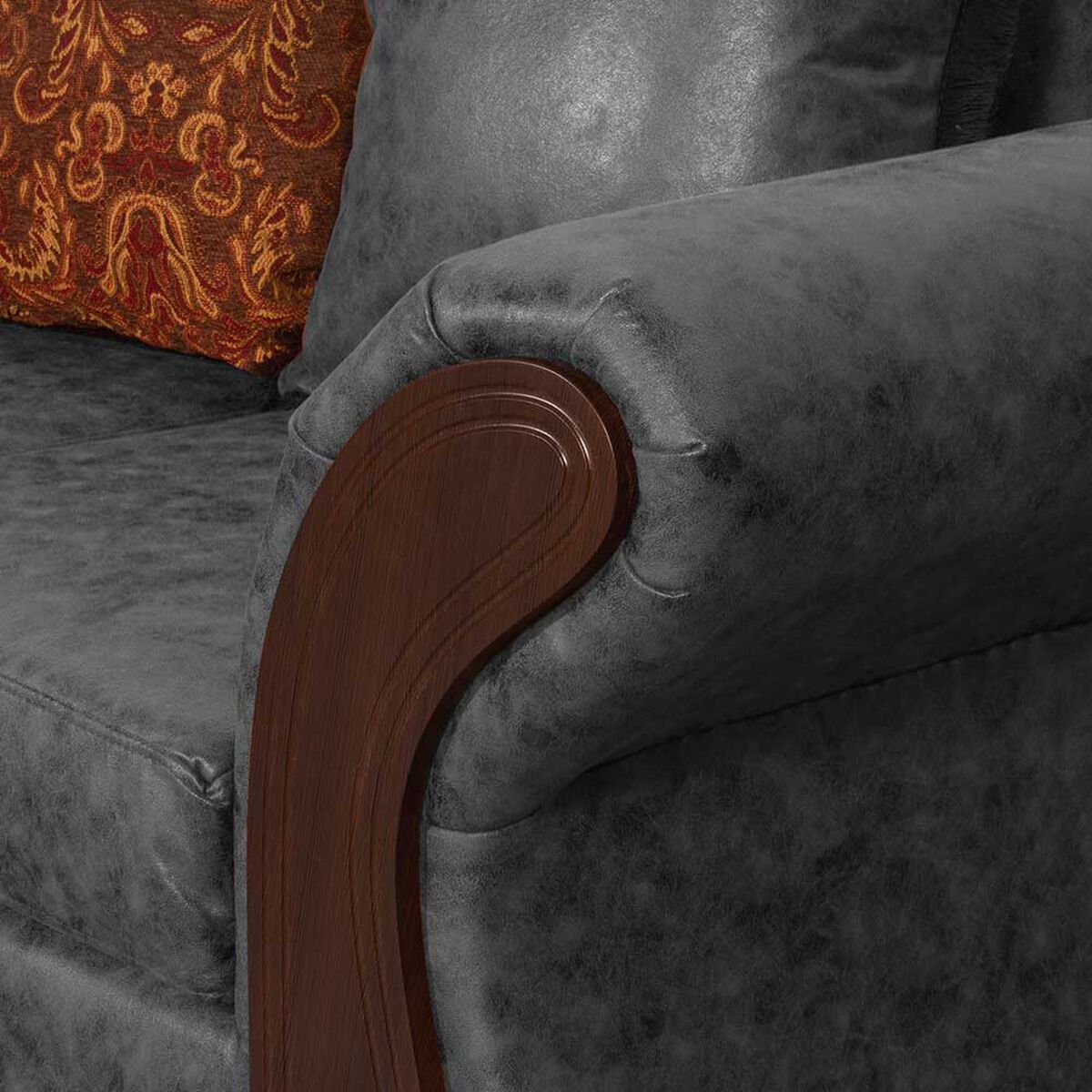 Sof&aacute; Black Factory Palermo 3 Cuerpos Gris