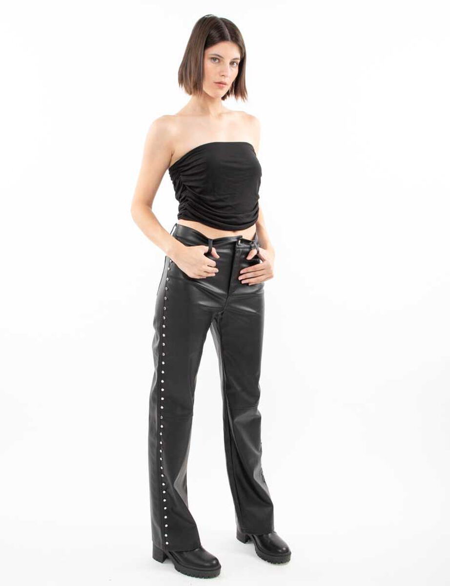 Pantalón Ecocuero Mujer Fiorucci