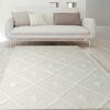 Alfombra Modalfo Palafito Blanca 160 x 230 cm
