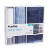 Set Cortina de Baño 4 Piezas Mashini Busia Multicolor