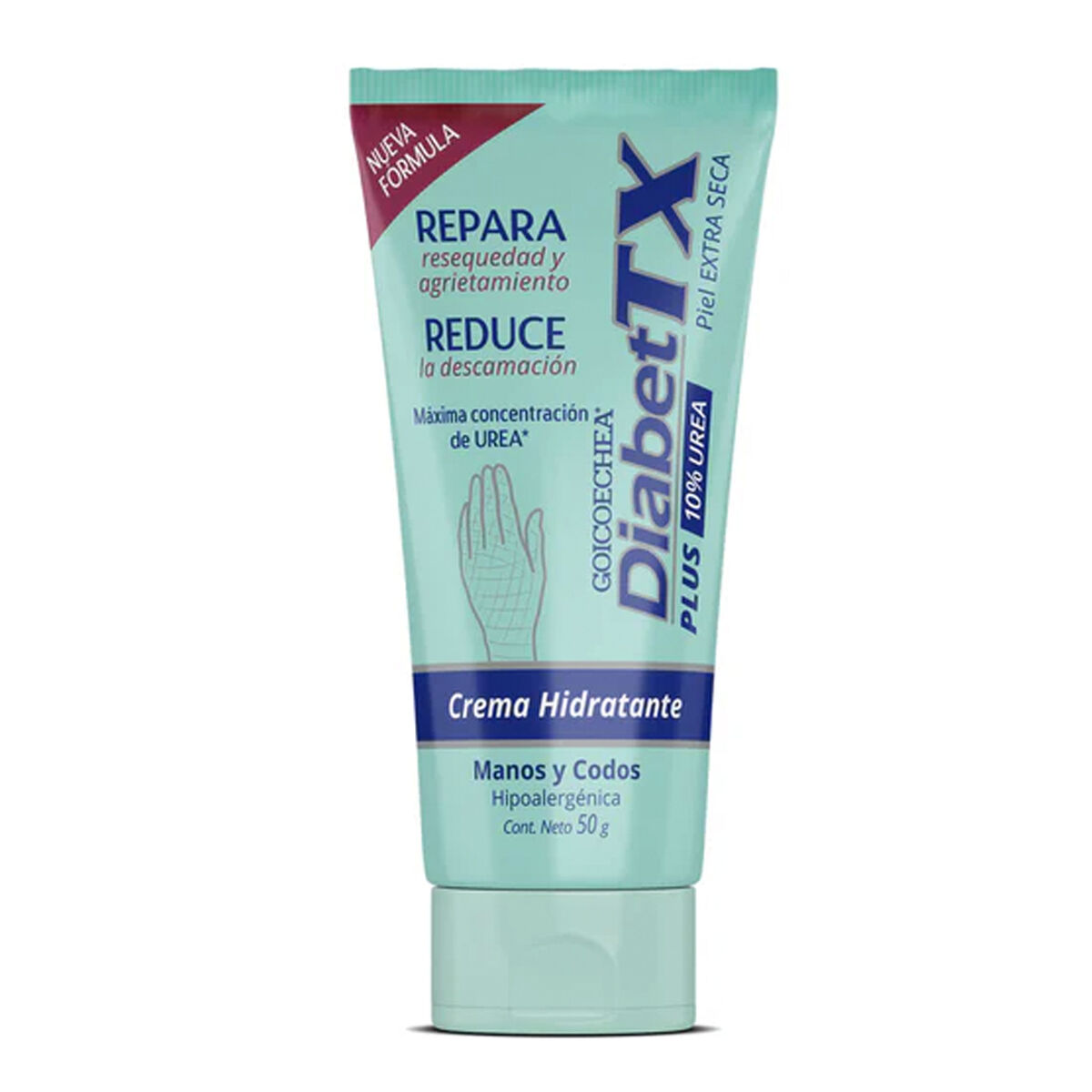 Diabet TX Crema Manos y Codos 10% Urea 50 G