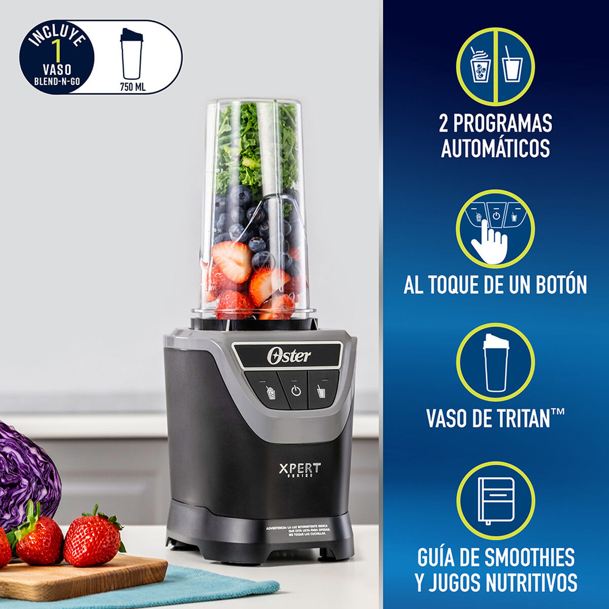 Sistema de nutrici&oacute;n Oster ActiFit+&trade; BLSTXPN7001