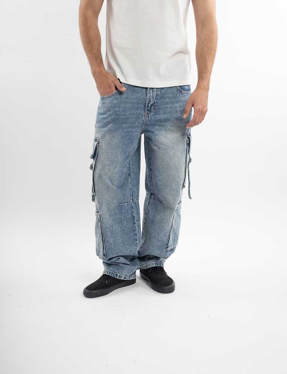 Jeans Cargo Hombre Icono